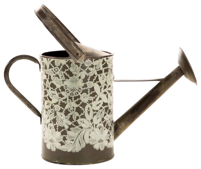 Heritage Lace Vintage Garden 17"X17" Watering Can Farmhouse