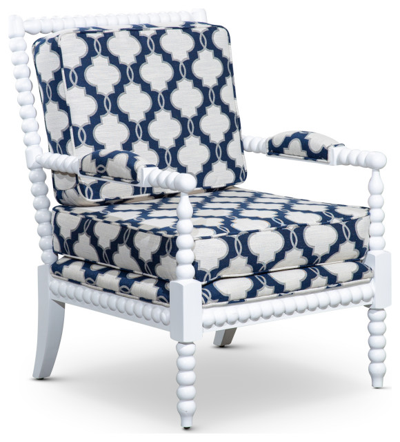 In Stock Dty Indoor Living Silverthorne Spindle Chair Mediterranean Armchairs And Accent Chairs By Dtystore Com Llc Houzz