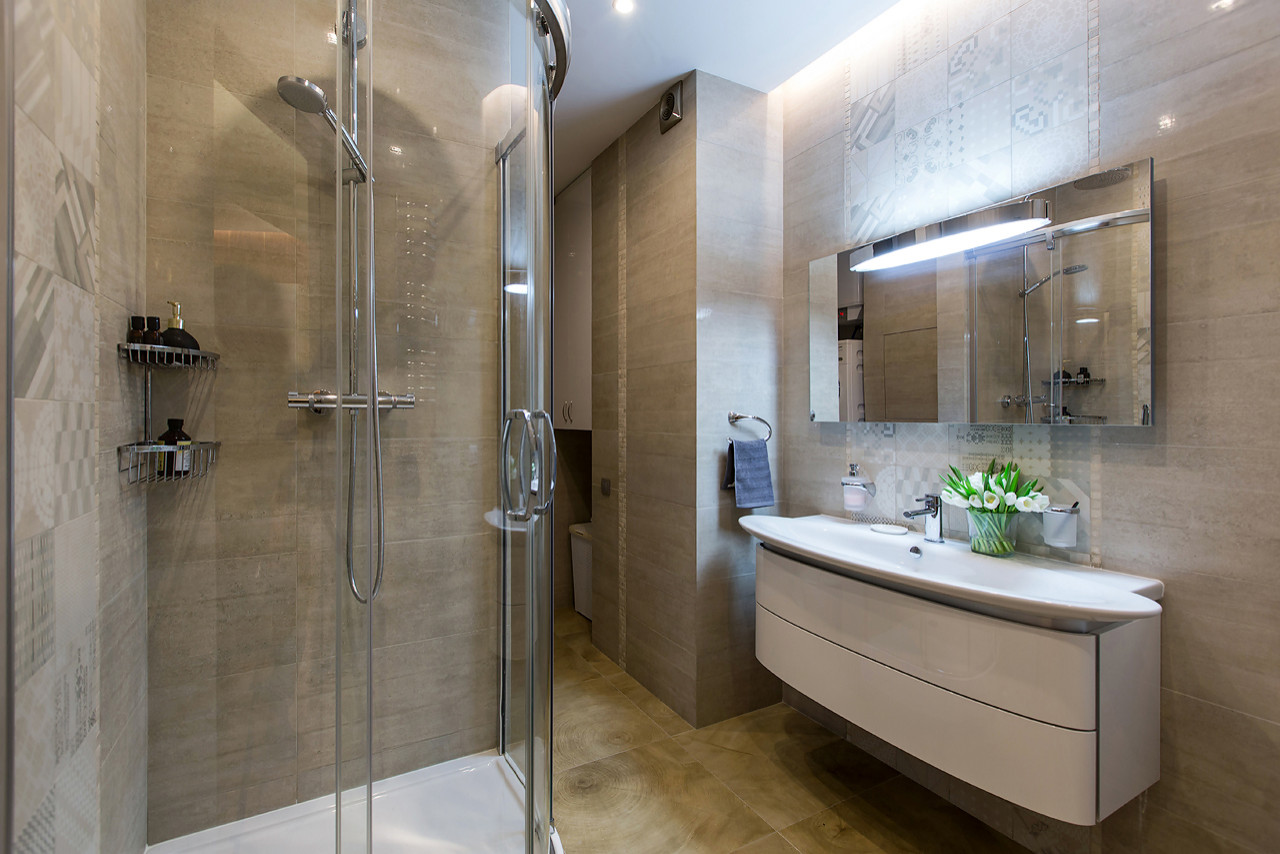 Природный дизайн - квартира в современном стиле в ЖК Мичуринский