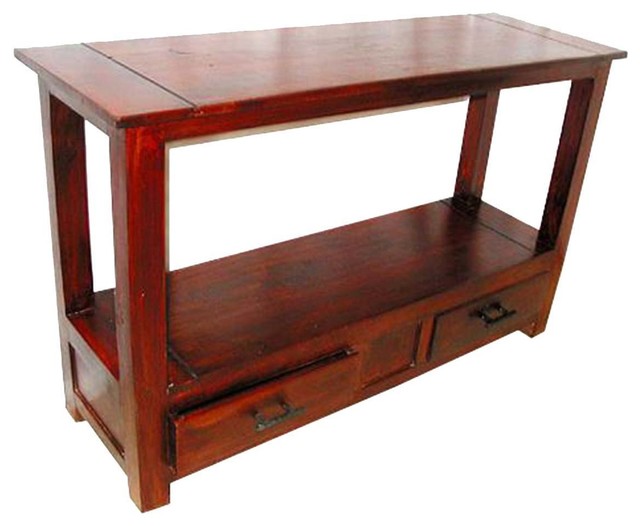 Solid Wood Console Hall Entry Foyer Table Furniture Transitional Solid Wood Console Hall Entry Foyer Table Furniture
