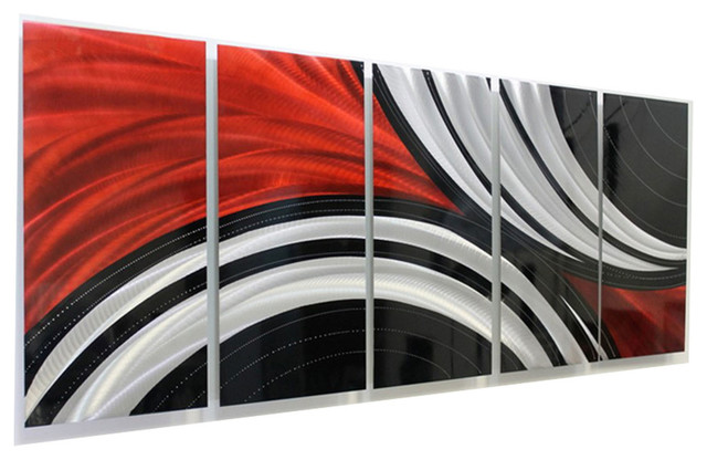 Red Metal Wall Art red, black and silver contemporary metal wall art sculpture Red Metal Wall Art red, black and silver contemporary metal wall art sculpture