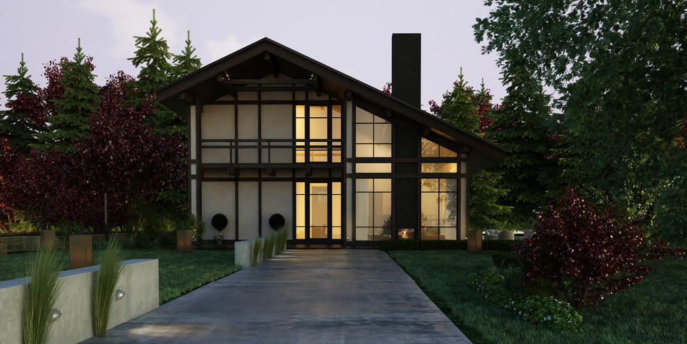 Экстерьер дома в стиле фахверк