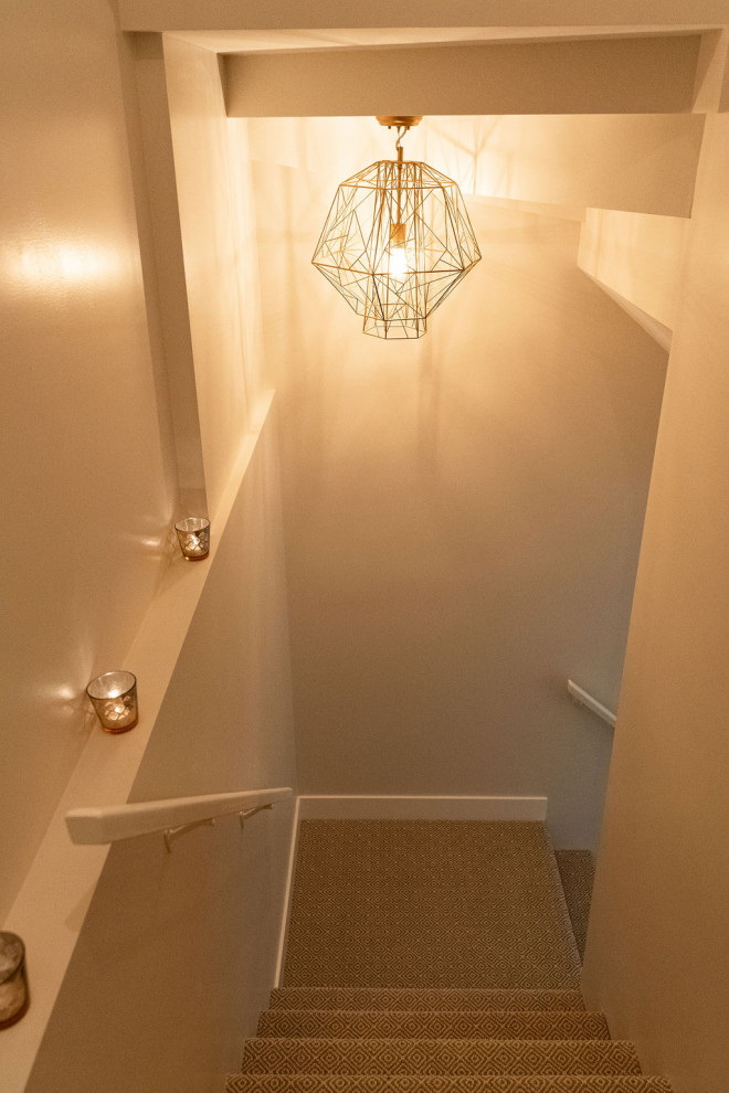 Inspiration for a contemporary home design remodel in Calgary