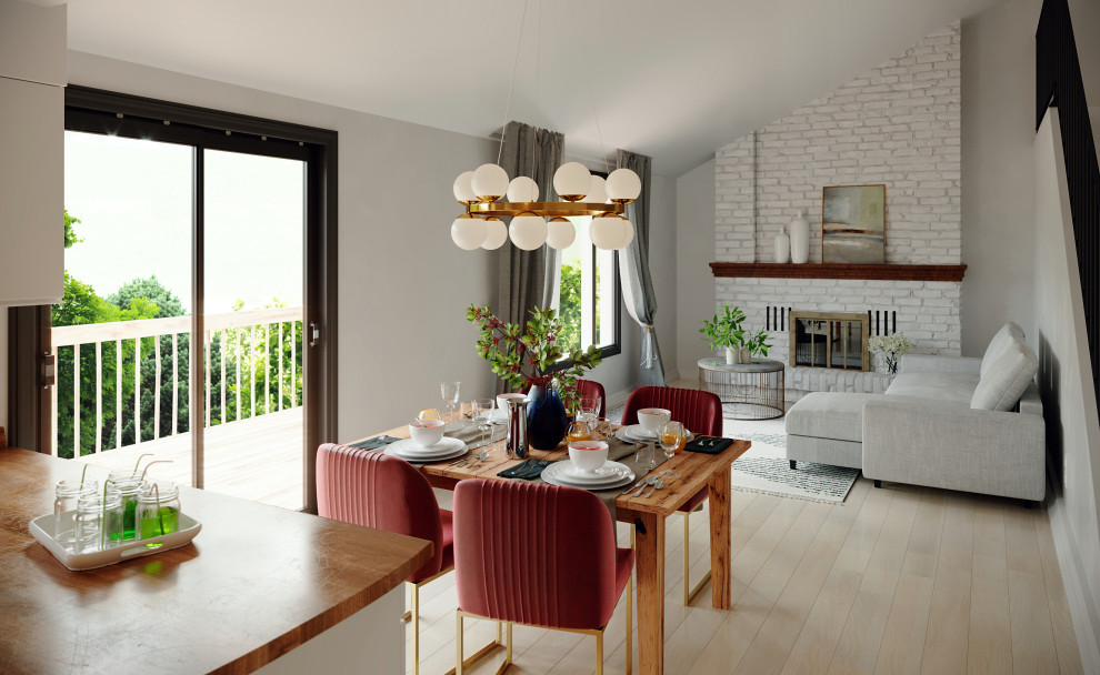 Dining area render