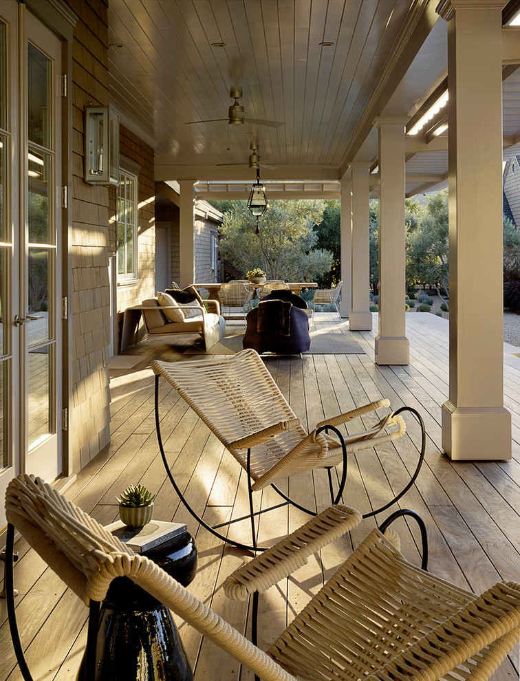 Transitional verandah in San Francisco.