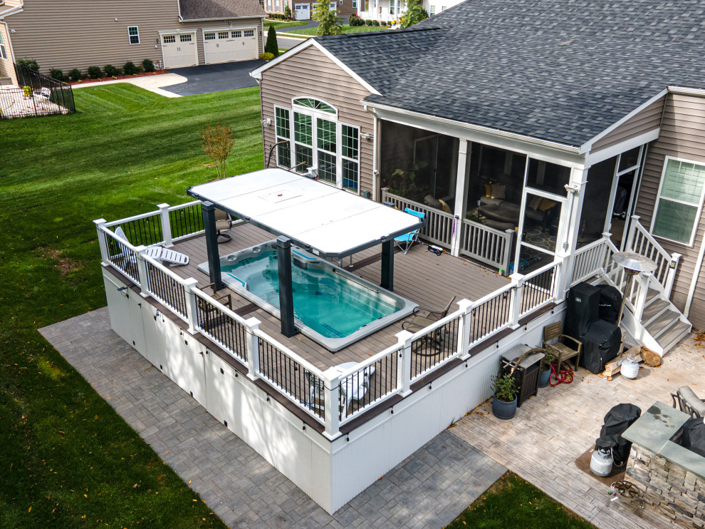Willowsford Porch, Deck, & Infinity Pool