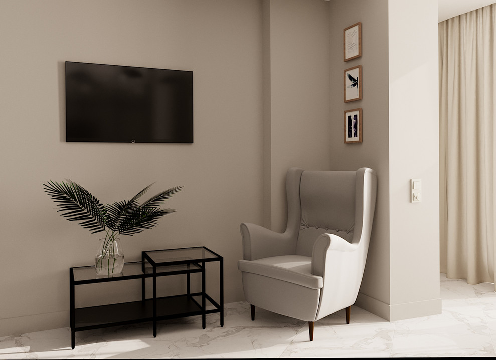 Однокомнатная квартира, 52 кв.м