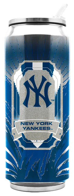 New York Yankees Stainless Steel Thermocan - Large (16.9 Oz)