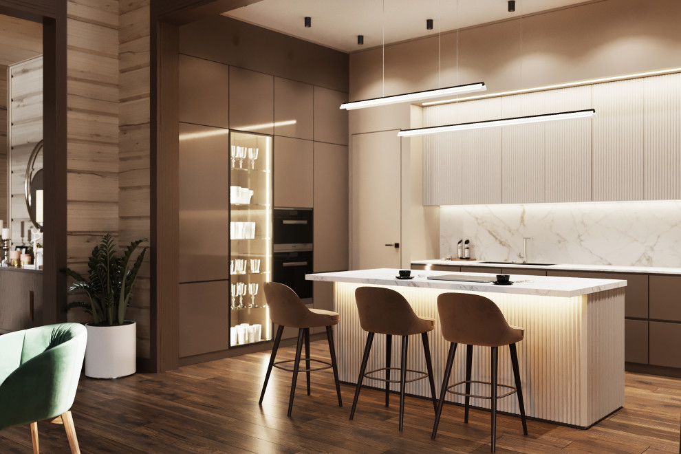 Проект интерьера деревянного дома в п.Завидово