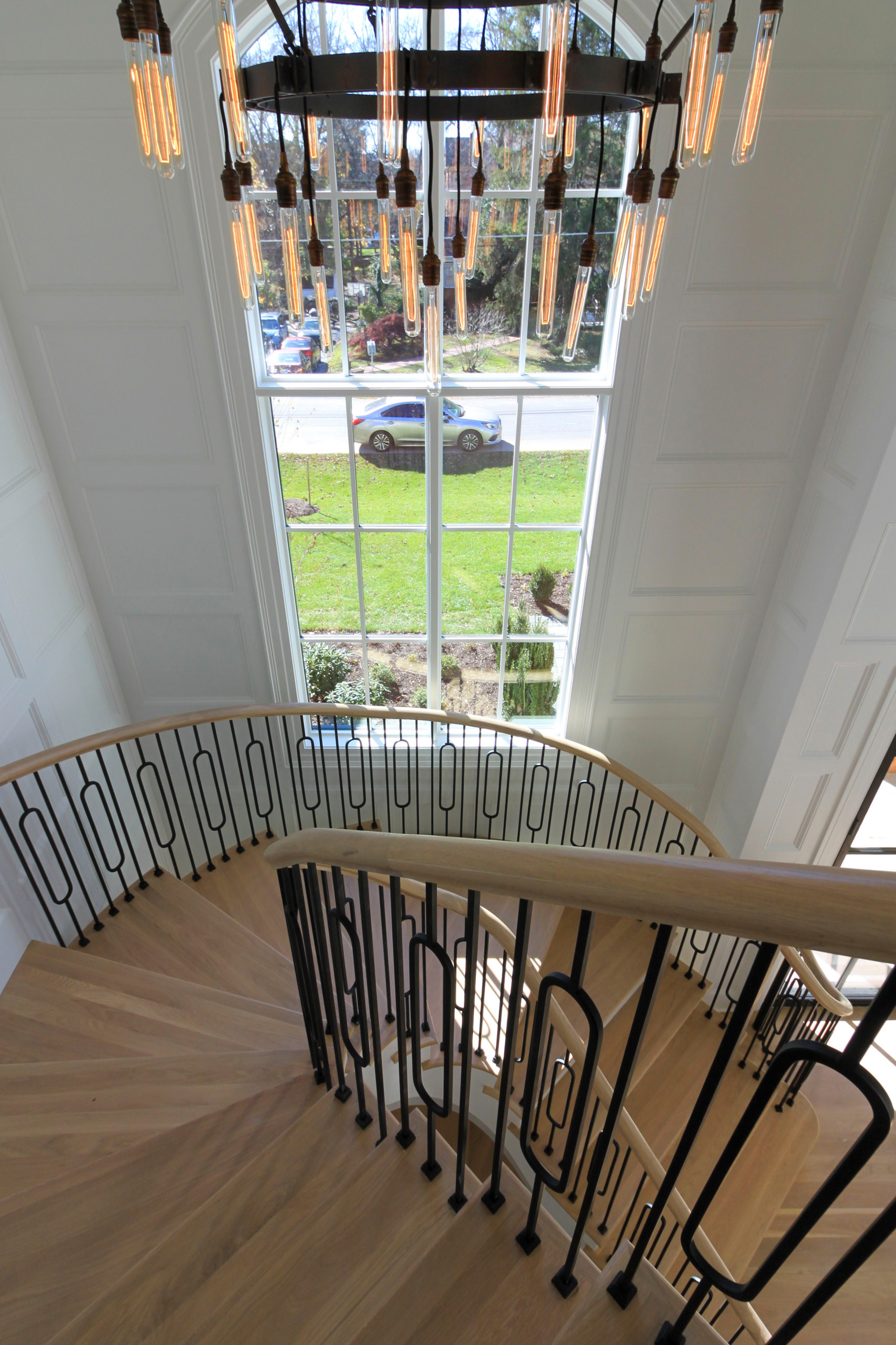 95_Remarkable and elegant floating elliptical staircase, McLean, VA 22101