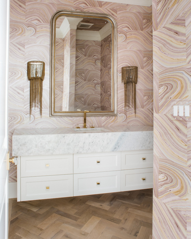 Inspiration for a transitional home design remodel in Dallas