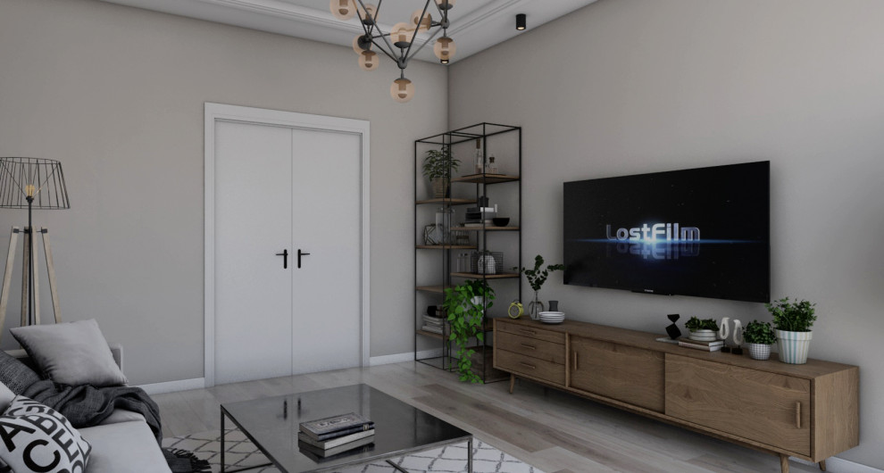 Квартира в скандинавском стиле (с элементами лофта)