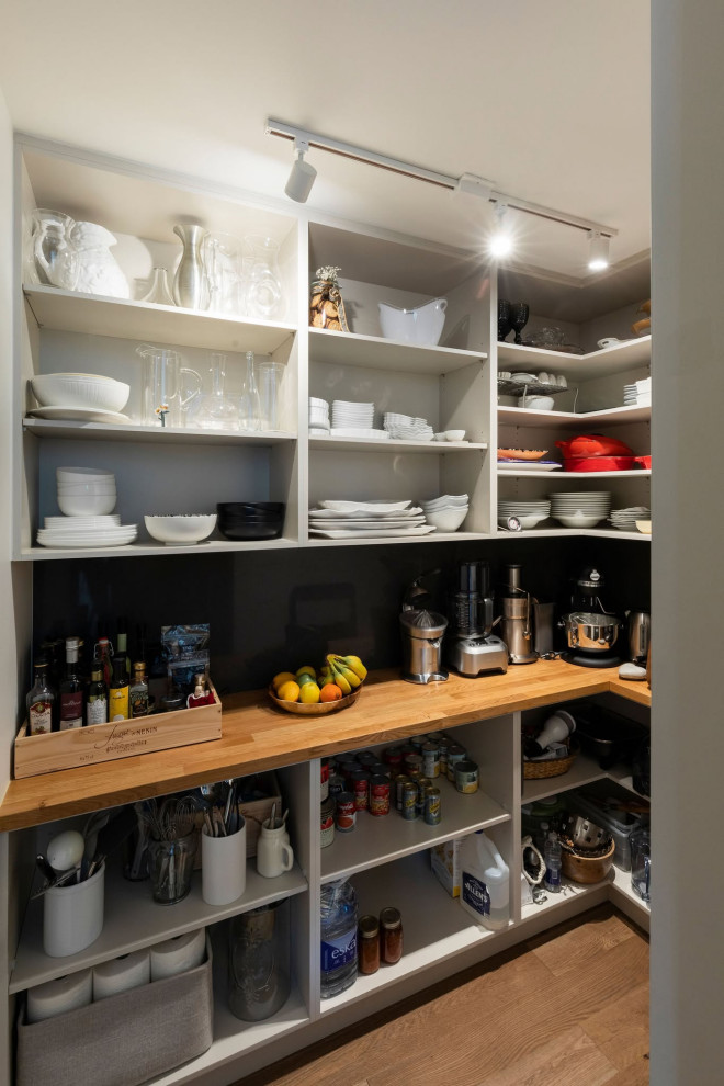 Modern Monochromatic Kitchen Rosemere