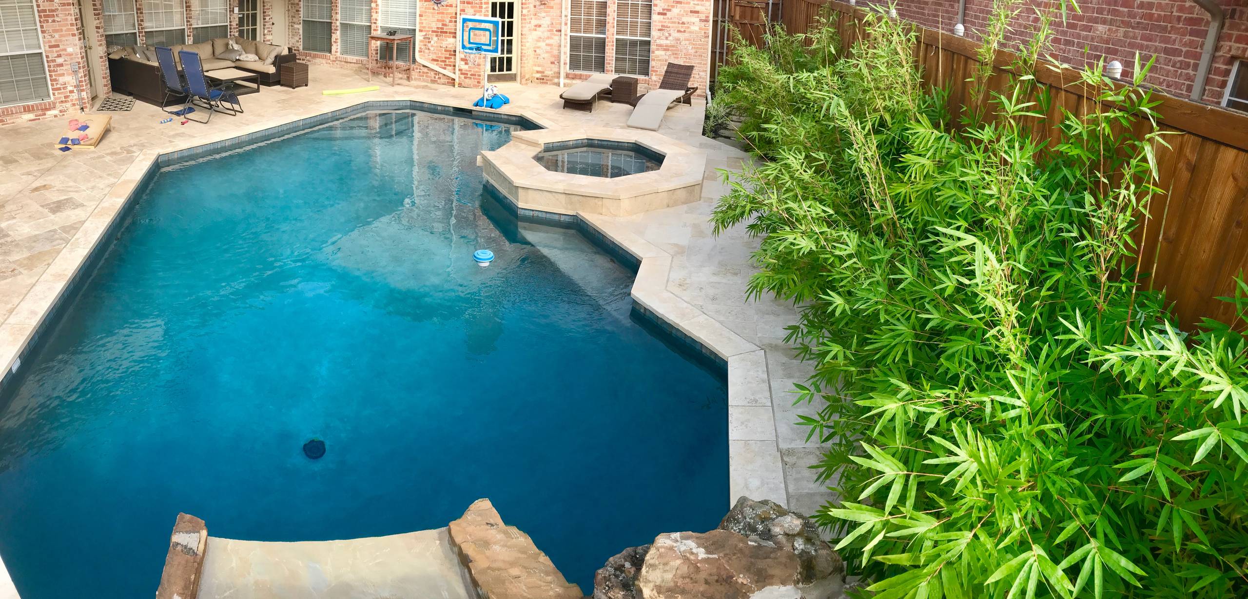 Back yard Pool Remodel