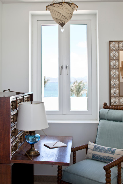 Anguilla, B.W.I. Villa mediterran-arbeitszimmer