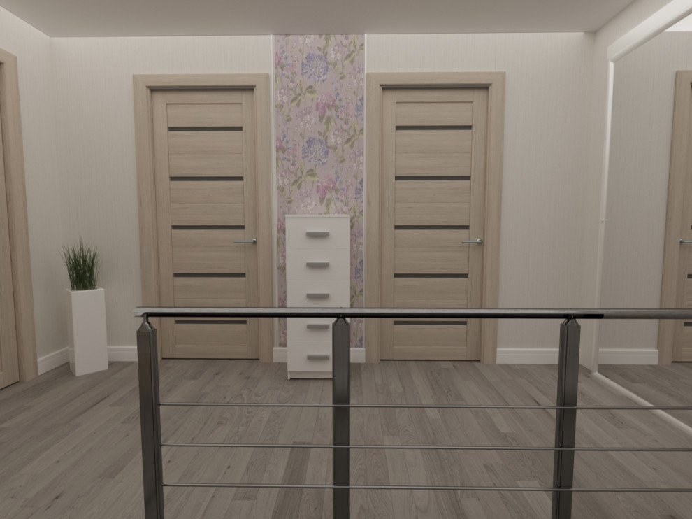 Дизайн-проект  2-го этажа дома в  ДНТ Зеленая поляна