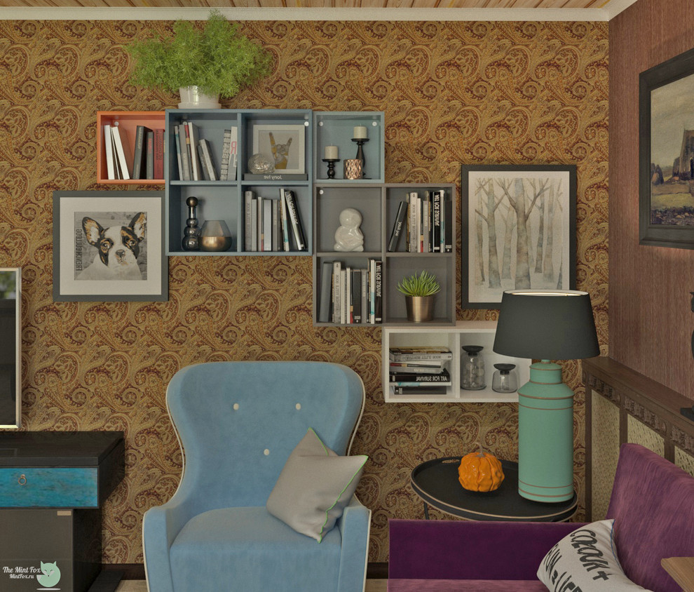 Декор мансарды c элементами steampunk