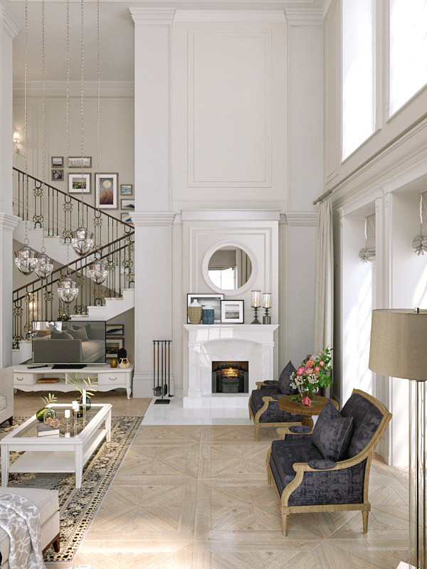 Загородный дом в классическом стиле 370 м.кв