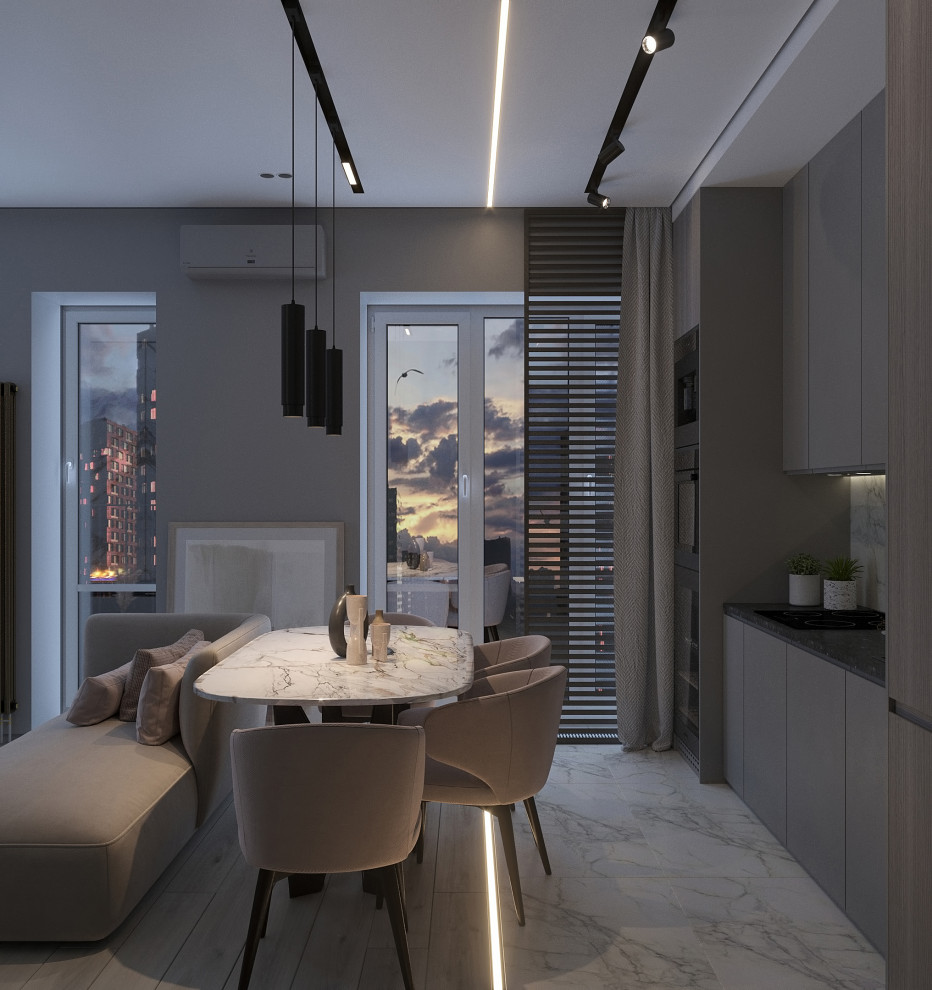 Вечерняя атмосфера в уютной квартире