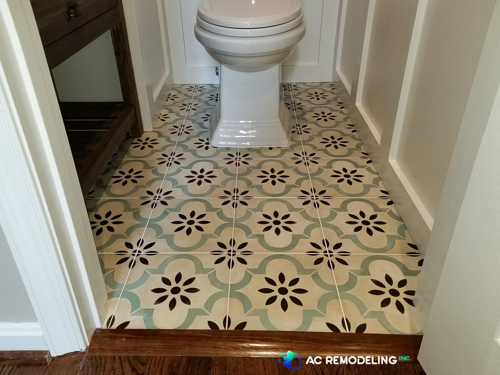 Captivating arabesque and floral design for the floor tile