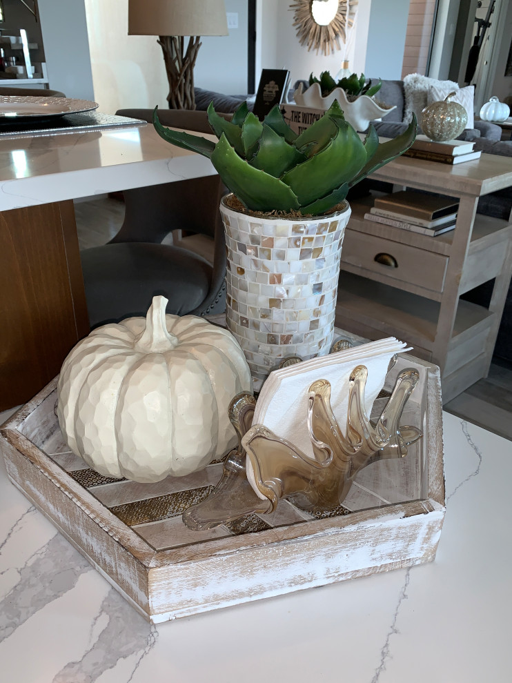 Inspiration for a transitional home design remodel in Austin
