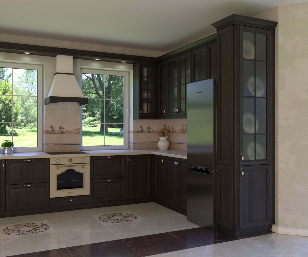 Кухня в загородном доме