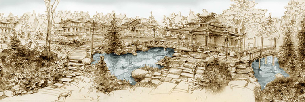 Эскизы - ландшафтный дизайн