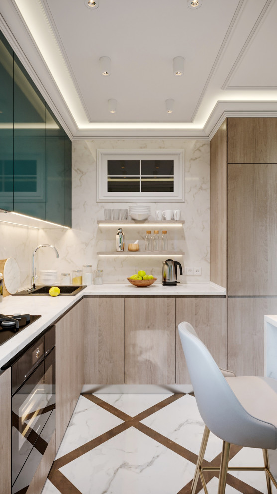 Маленькая квартира в стиле Американская классика