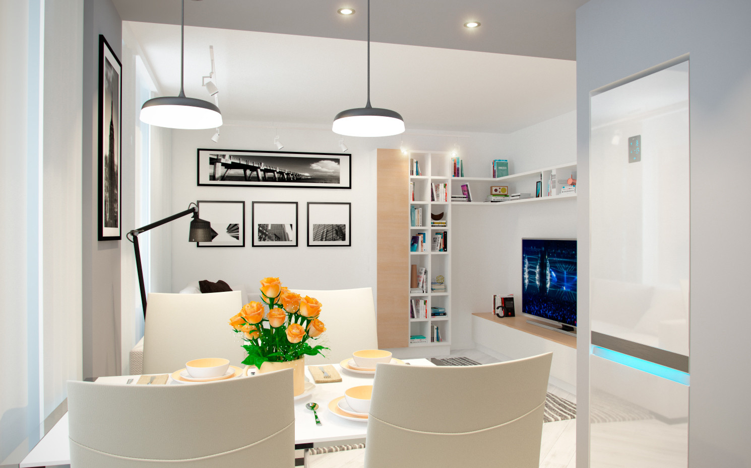 Скандинавский минимализм в Москве. Реконструкция.