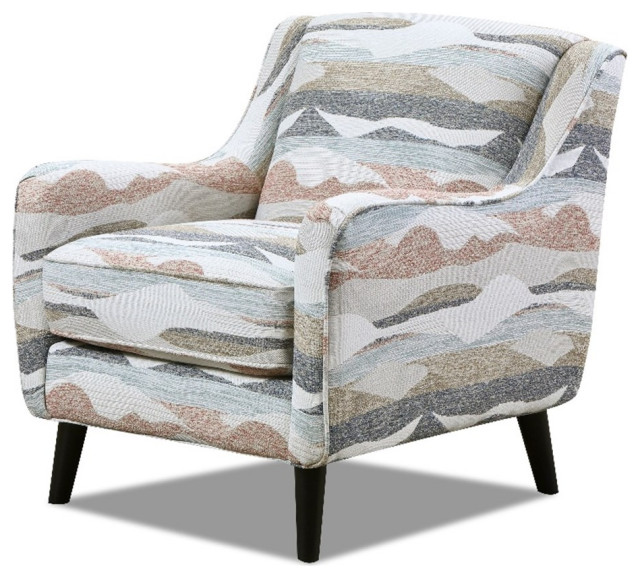 Southern Home Furnishings Mountain Ridge Sunset Fabric Accent Chair