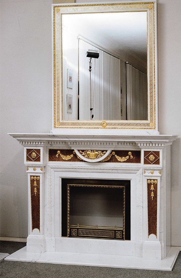 камины из камня и металла