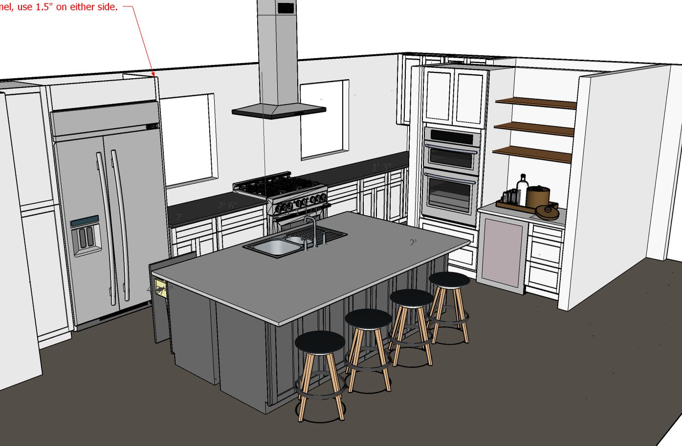 Green Mountain Modern Kitchen