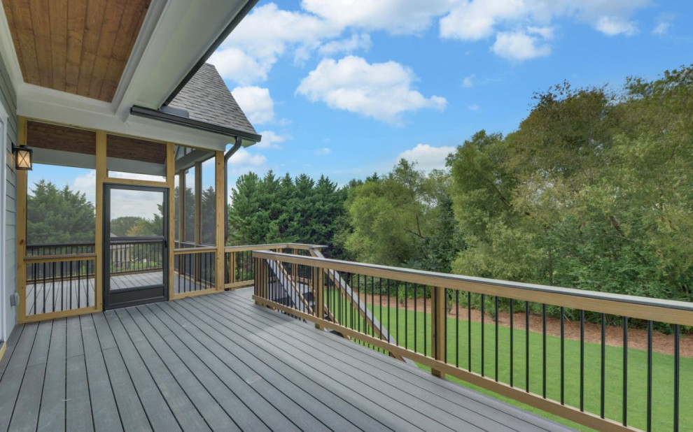 Transitional home design photo in Atlanta