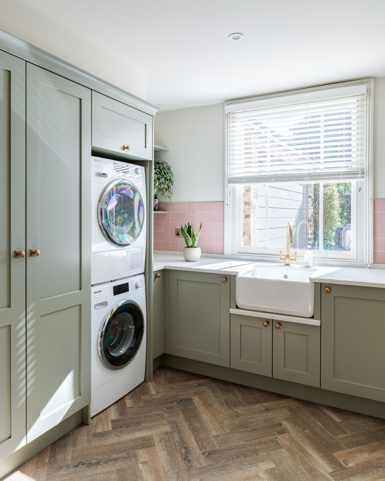 This is an example of a traditional utility room in Hertfordshire.