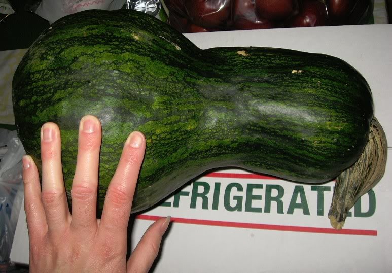 Do you recognize this large green squash/gourd?