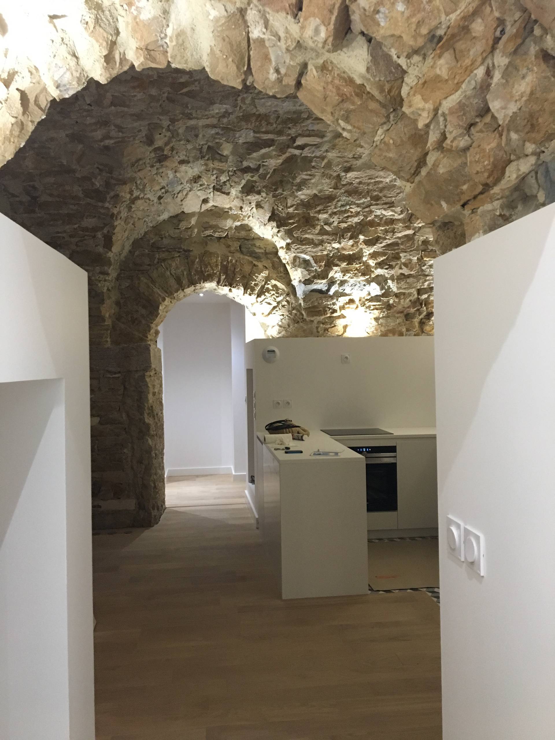 Anciennes écuries transformées en habitation