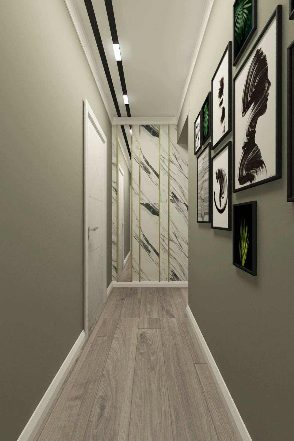 Трехкомнатная квартира в современном стиле в г. Новороссийск