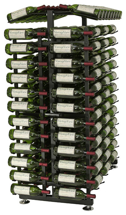 24 Bottle Island Endcap Wine Rack