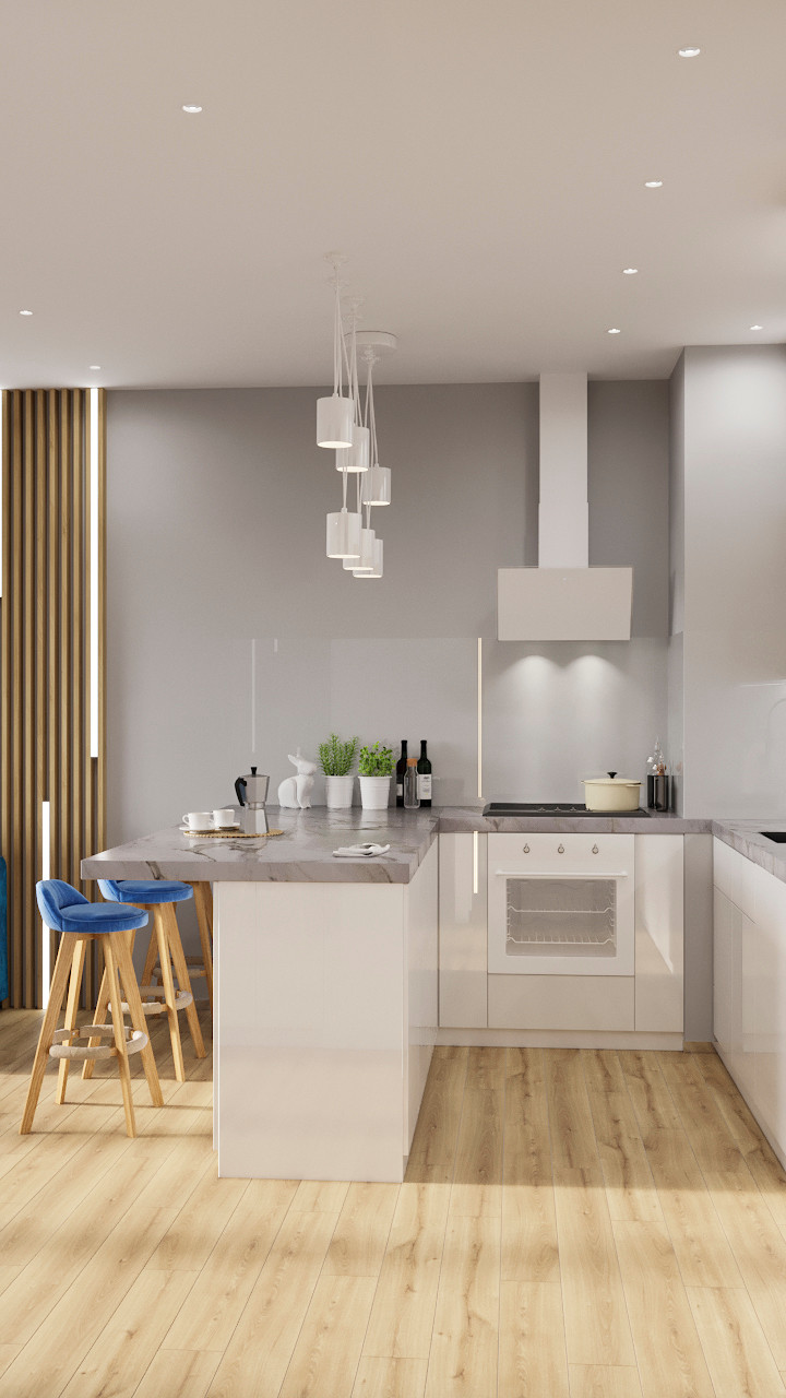 Дизайн-проект для гостеприимной молодой семейной пары