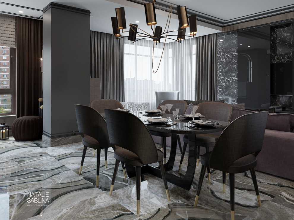 Квартира г. Краснодар "Lilac Grey"