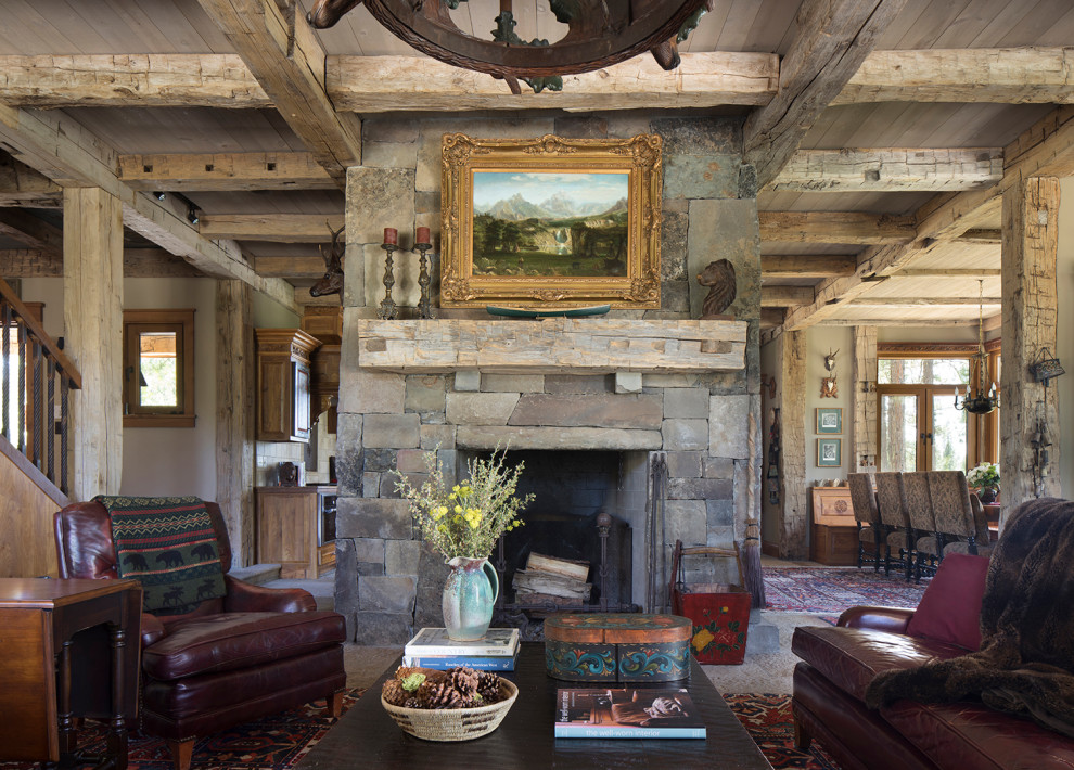 Country living room in Sacramento.