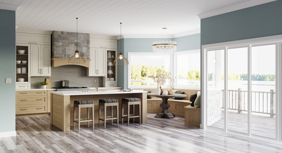Minnesotan Lake House Kitchen and Breakfast Nook