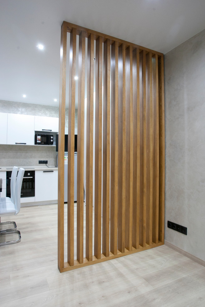 Перегородка из реек (кухня\\гостиная)