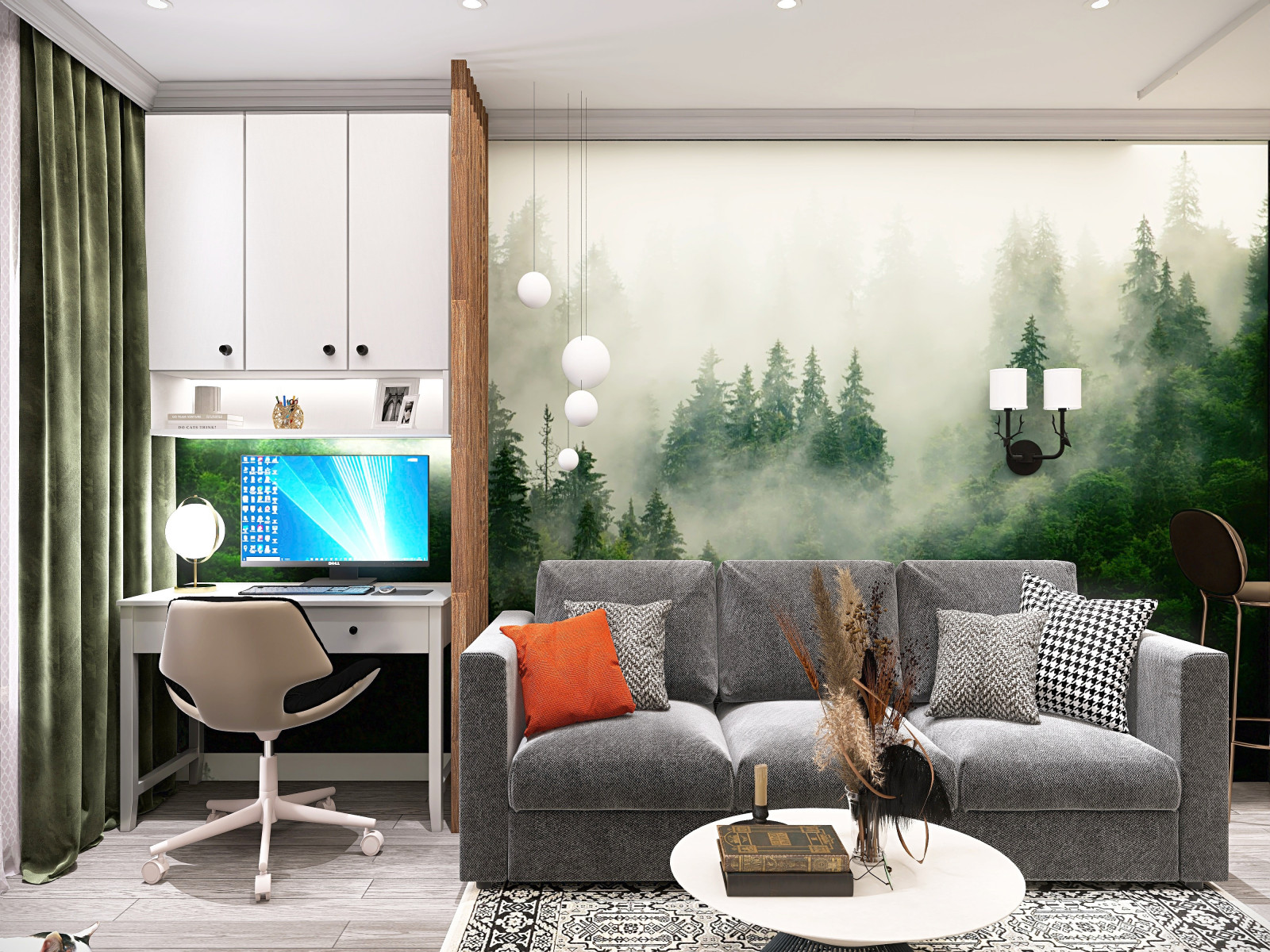 Кухня-гостинная