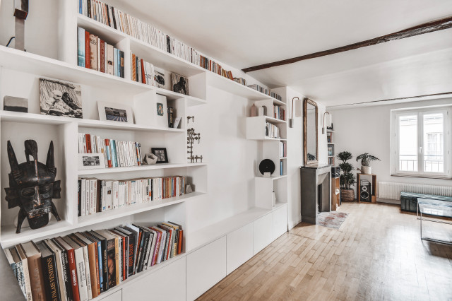 R&eacute;novation d'un appartement en duplex contemporary-living-room