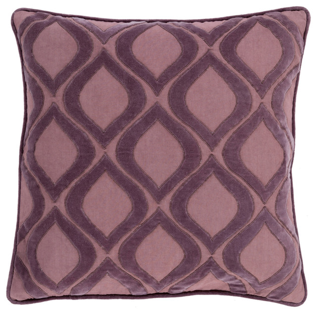 dark purple throw pillow