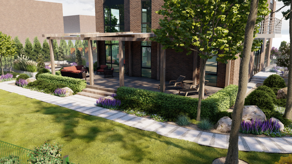 Вид на террасу