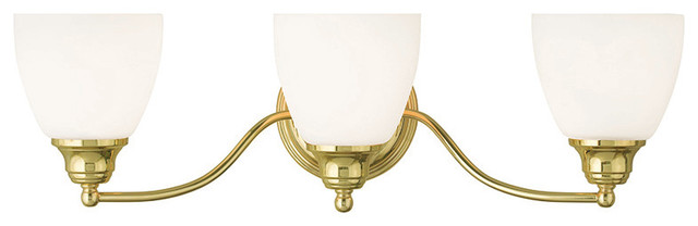 Somerville Bath Light, Polished Brass