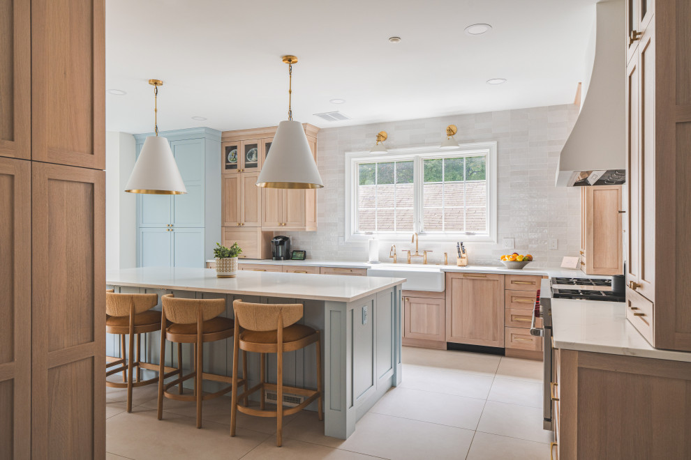 View of Modern Meets Classic | Light Wood Scandinavian Kitchen Design ...