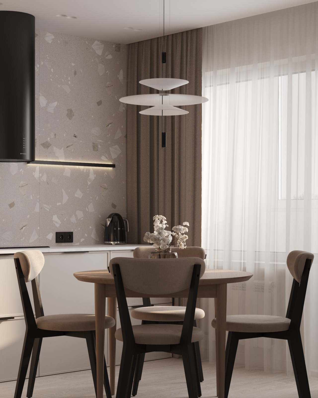 Кухня-гостиная из проекта в г.Петропавловск-Камчатский